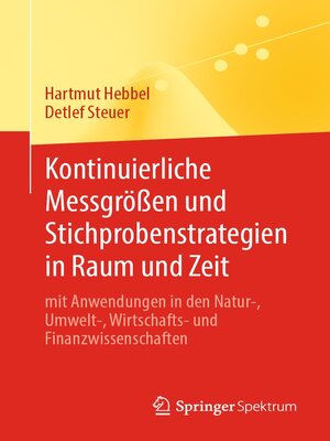 cover image of Kontinuierliche Messgrößen und Stichprobenstrategien in Raum und Zeit